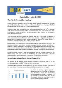April 2026 Newsletter