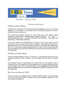 2025 February Newsletter