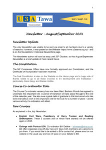 2024 August/September Newsletter
