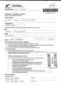 2014 U3A Tawa Constitution