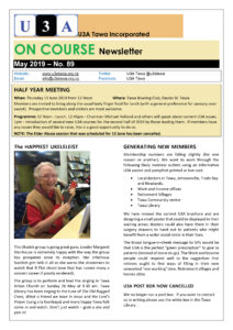 2019 May Newsletter